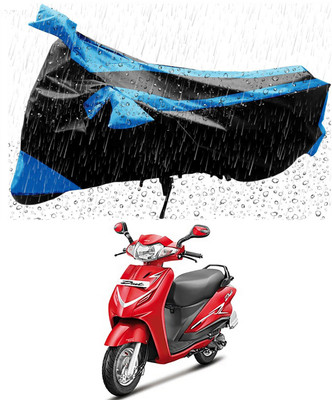 MMSSTAR Waterproof Two Wheeler Cover for Hero(Duet VX 110CC, Blue, Black)