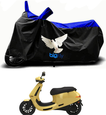 BigFly Waterproof Two Wheeler Cover for Ola(Motocorp Electric Scooter, Blue)