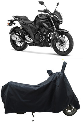 Coxtor Waterproof Two Wheeler Cover for Yamaha(FZ-25 BS6, Black)