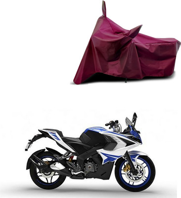 Aoriyon Waterproof Two Wheeler Cover for Bajaj(Pulsar RS 200, Maroon)