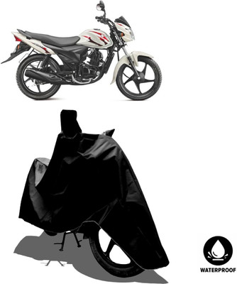 Amexride Waterproof Two Wheeler Cover for Suzuki(Hayate, Black)