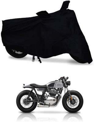 DeepShakshi AUTOMOTIVE Waterproof Two Wheeler Cover for Royal Enfield(Continental GT, Black)