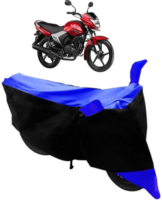 MWBB Waterproof Two Wheeler Cover for Honda(CBF, Black, Blue)