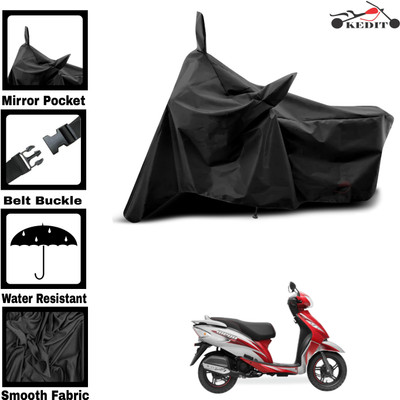 KEDIT Two Wheeler Cover for Universal For Bike(Wego, Black)