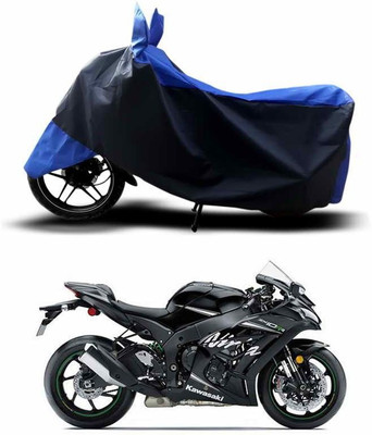 DeepShakshi AUTOMOTIVE Waterproof Two Wheeler Cover for Kawasaki(Ninja, Blue)