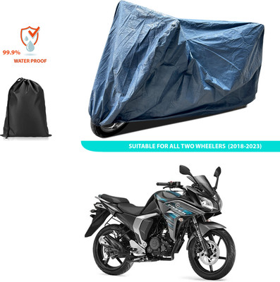 CODOKI Waterproof Two Wheeler Cover for Yamaha(Fazer-FI BS6, Blue)