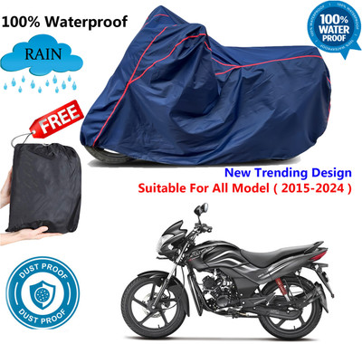 AUTOCAD Waterproof Two Wheeler Cover for Hero(Passion Xpro, Blue, Red)