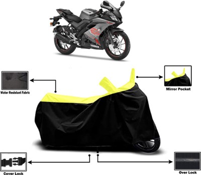 Amexride Two Wheeler Cover for Yamaha(YZF-R15 V3 BS6, Yellow)