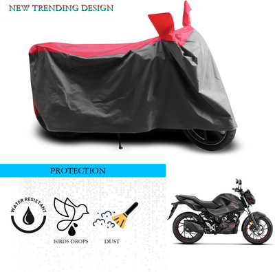 ANTHUB Waterproof Two Wheeler Cover for Hero(CBZ Extreme, Grey, Red)
