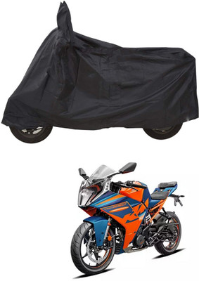 CODOKI Waterproof Two Wheeler Cover for KTM(RC 390 BS6, Black)