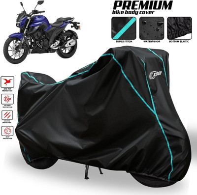 xodi Waterproof Two Wheeler Cover for Yamaha(FZ-25, Black, Blue, Multicolor)