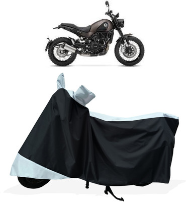 Tricway Two Wheeler Cover for Benelli(Leoncino, White)