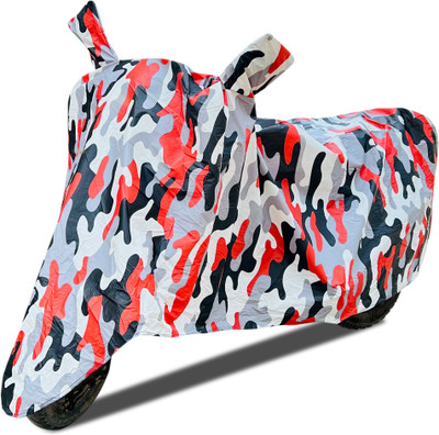 GOSHIV-car and bike accessories Waterproof Two Wheeler Cover for Honda(Red, White)