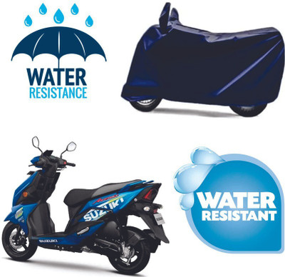 Mdstar Waterproof Two Wheeler Cover for Suzuki(Avenis 125, Blue)
