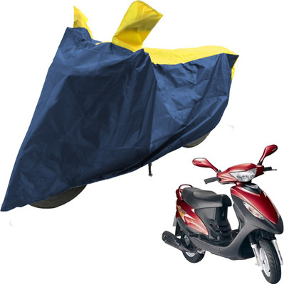 RiderShine Two Wheeler Cover for Kinetic(Nova, Blue, Yellow)