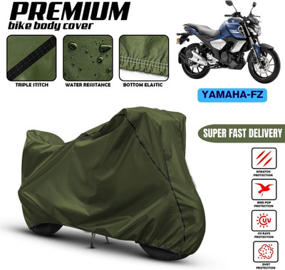 Car Life Waterproof Two Wheeler Cover for Yamaha(FZ, Multicolor)