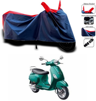 AASHTIK MART Two Wheeler Cover for Vespa(Vespa VXL 125, Red)