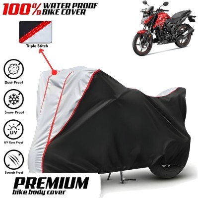 Mwiss Waterproof Two Wheeler Cover for Honda(Xblade, Black, Silver)