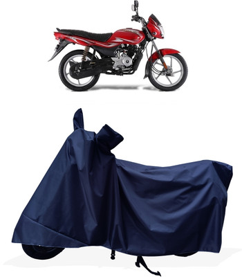 Tricway Two Wheeler Cover for Bajaj(Platina 100 BS6, Blue)