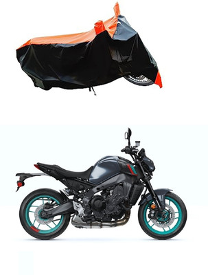 VESMEI Two Wheeler Cover for Yamaha(MT 09, Orange)