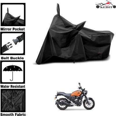 KEDIT Two Wheeler Cover for Universal For Bike(FZ-X, Black)