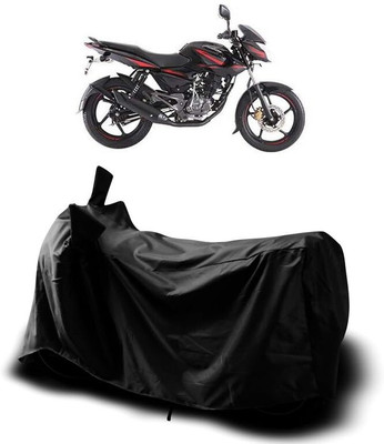 AASHTIK MART Two Wheeler Cover for Bajaj(Pulsar 135 LS DTS-i, Black)