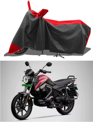 Revolt Waterproof Two Wheeler Cover for Revolt(Motors E-Bike, Black, Red)