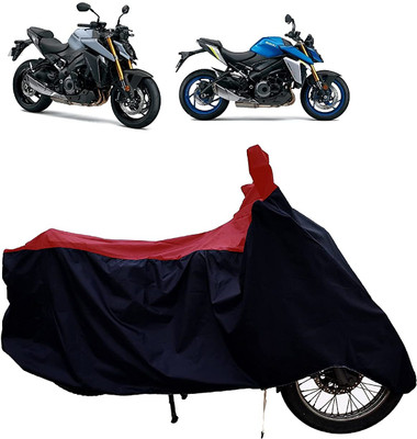 KEDIT Two Wheeler Cover for Suzuki(GSX-S1000 ABS, Red, Black)