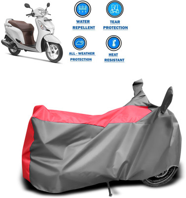 DeepShakshi AUTOMOTIVE Two Wheeler Cover for Honda(Aviator, Red, Grey)