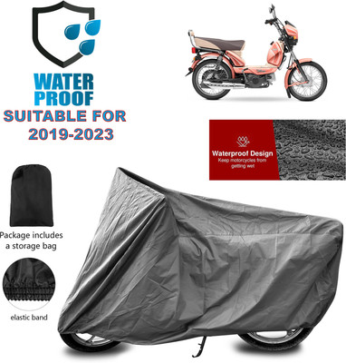 PAGORA Waterproof Two Wheeler Cover for TVS(XL 100, Grey)
