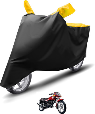 Caronix Waterproof Two Wheeler Cover for TVS(Star Sport, Yellow)
