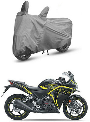MMSSTAR Waterproof Two Wheeler Cover for Honda(CBR500R, Grey)