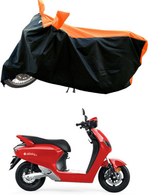 DeepShakshi AUTOMOTIVE Waterproof Two Wheeler Cover for Hero(Infinity E1, Orange)