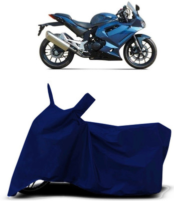 VESMEI Two Wheeler Cover for Hyosung(GTS 300 BS6, Blue)