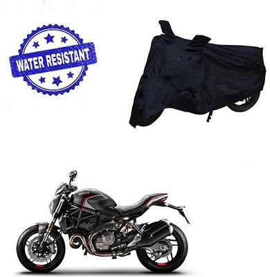 MMSSTAR Waterproof Two Wheeler Cover for Ducati(Monster 82, Black)