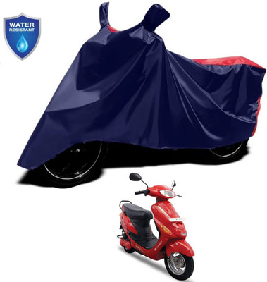 JSJINSIL Waterproof Two Wheeler Cover for Hero(Electric E-Sprint, Red, Blue)
