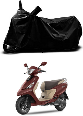 Mdstar Waterproof Two Wheeler Cover for TVS(Scooty Zest 110, Black)