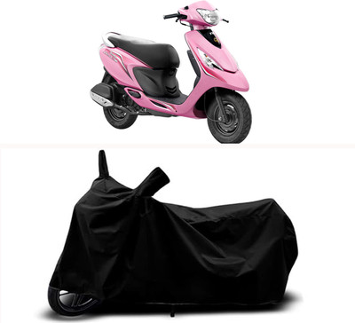 RABABLI Waterproof Two Wheeler Cover for TVS(Scooty Zest 110, Black)