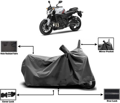 Amexride Two Wheeler Cover for Yamaha(FZ1, Grey)