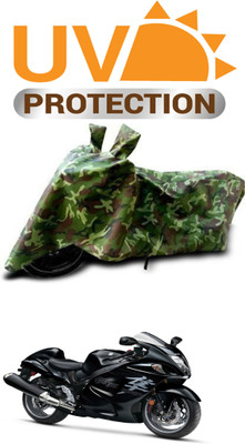 DeepShakshi AUTOMOTIVE Waterproof Two Wheeler Cover for Suzuki(Hayabusa, Green)