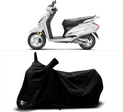 RABABLI Waterproof Two Wheeler Cover for Honda(Activa 4G, Black)