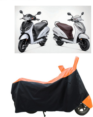 Coxtor Waterproof Two Wheeler Cover for Honda(Activa 5G, Orange)