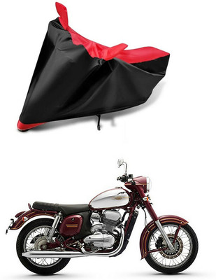 AutoGalaxy Waterproof Two Wheeler Cover for JAWA(42, Red, Black)