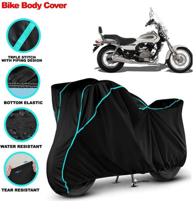 Grizzly Waterproof Two Wheeler Cover for Bajaj(Avenger 220 Cruise, Black)