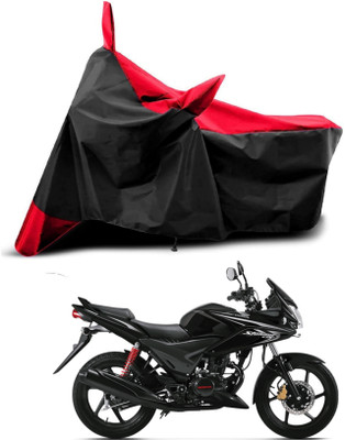 KEDIT Two Wheeler Cover for Honda(Stunner CBF, Red, Black)