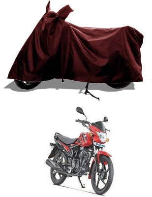 GROFATIK Two Wheeler Cover for Suzuki(Hayate, Maroon)