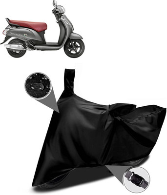 DeepShakshi AUTOMOTIVE Two Wheeler Cover for Suzuki(Access SE, Black)