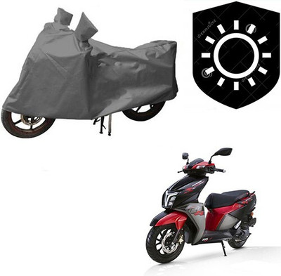MMSSTAR Waterproof Two Wheeler Cover for TVS(NTORQ, Grey)