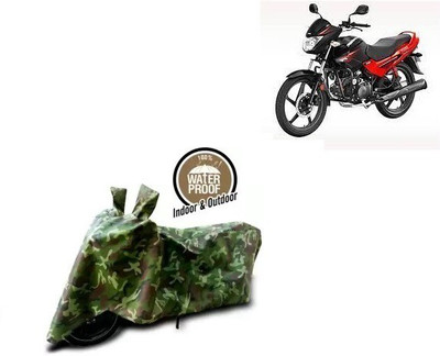 THE REAL ARV Waterproof Two Wheeler Cover for Hero(Glamour FI, Multicolor)