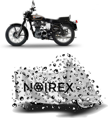 NOIREX Two Wheeler Cover for Royal Enfield(Bullet 350, Silver)